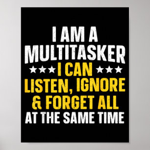 Funny Quote Art For Sarcastic People Men Women Gag Poster