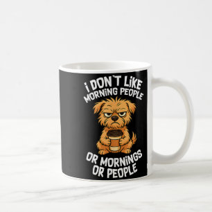 Funny Quote Coffee Sleepy Cute Dog Puppy Lover Gif Coffee Mug