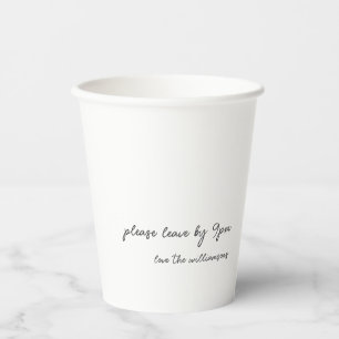 Funny Quote Early Night Aging Couple Humor Custom Paper Cups