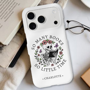 Funny Quote For Book Lover Floral Skeleton Custom