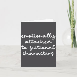 Funny Quote For Book Lovers Modern Script Card