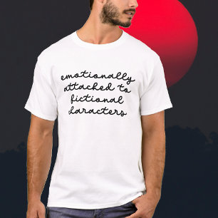 Funny Quote for Book Lovers Modern Script  T-Shirt