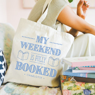 Funny Quote For Book Lovers Personalised Tote Bag