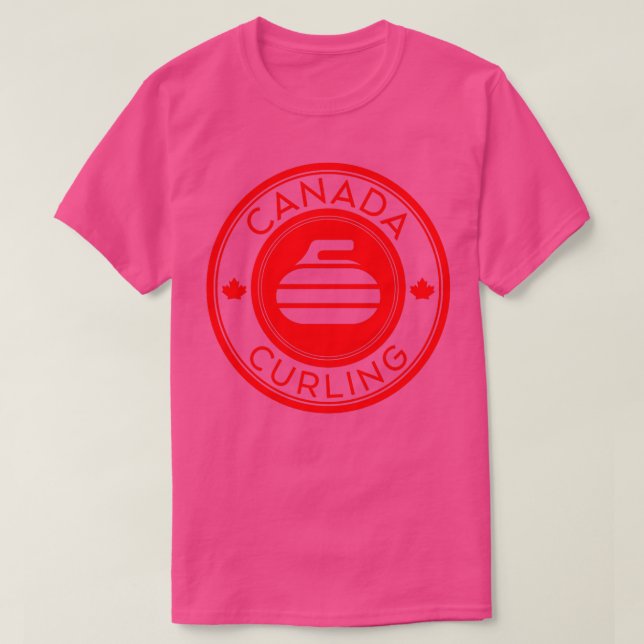 Funny quote for curling lover canada curling 2 T-Shirt (Design Front)