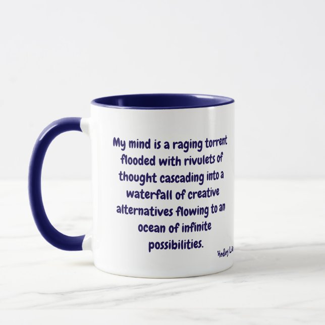 Funny quote for My Mind Mug (Left)