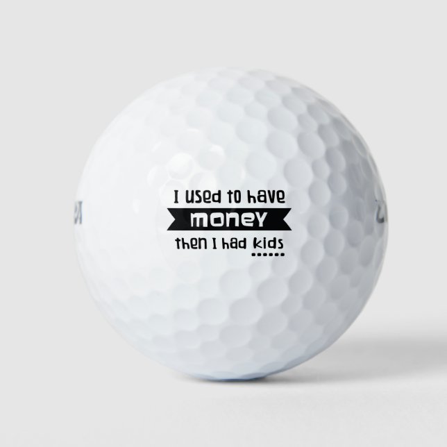 Funny Quote Golf Ball (Front)