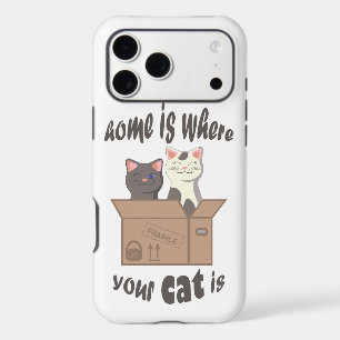 Funny quote Home is where your cat is