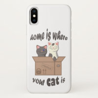 Funny quote Home is where your cat is