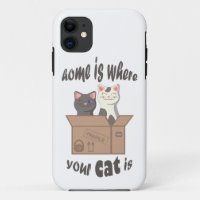 Funny quote Home is where your cat is