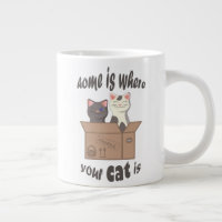 Funny quote Home is where your cat is