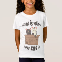 Funny quote Home is where your cat is