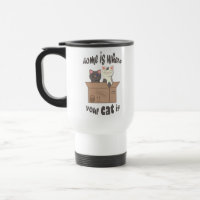 Funny quote Home is where your cat is