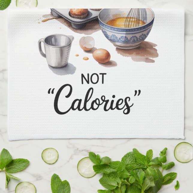 Funny Quote Kitchen Towel (Folded)