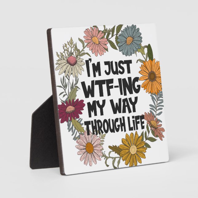 Funny Quote Life Sayings Mum Dad Parenthood Plaque (Front)