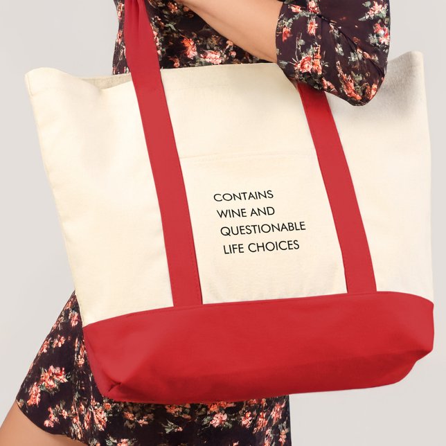 Funny Quote Modern Minimalist Cute Girly Tote Bag (Funny Quote Modern Minimalist Cute Girly Tote Bag)