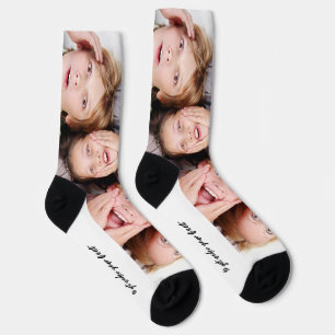 Funny quote photo socks 