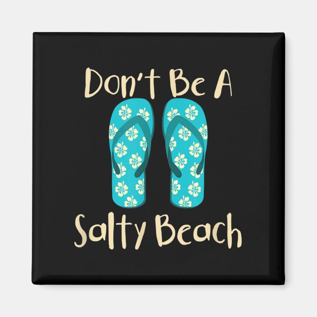 Funny Quote Summer Vacation Vacay Mode Beach Sanda Magnet (Front)