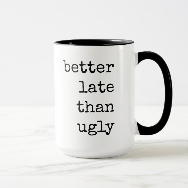 Funny, Quote, Text, Coffee Mug (Right)