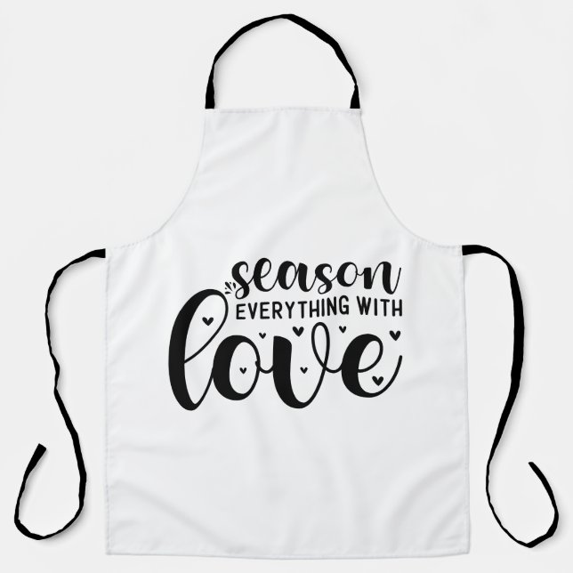 Funny quoted All-Over Print Apron (Front)