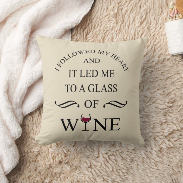 Funny quotes famous wine drinker slogan cushion (Blanket)