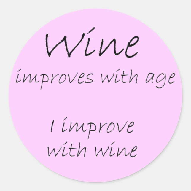 Funny quotes gifts humour stickers birthday gift (Front)