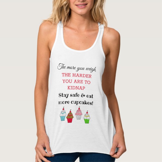 Funny Quotes Humourous Eat Cake Singlet (Front)