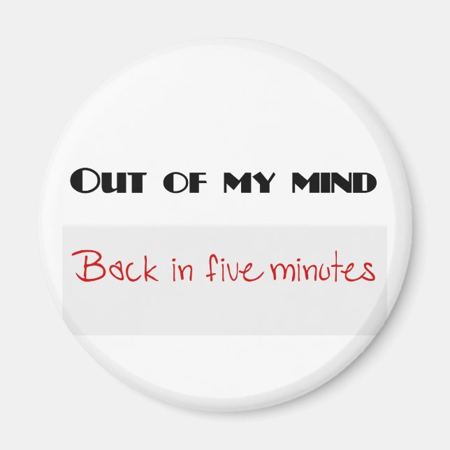 Funny quotes magnet (Front)