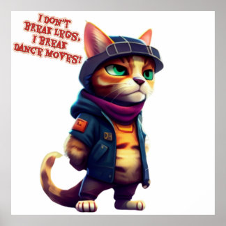 Funny quotes said by a cat gang boss poster