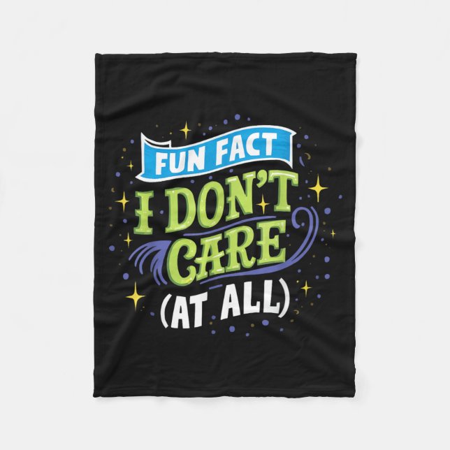 Funny Quotes Statement Laugh Humour Sayings Sarcas Fleece Blanket (Front)