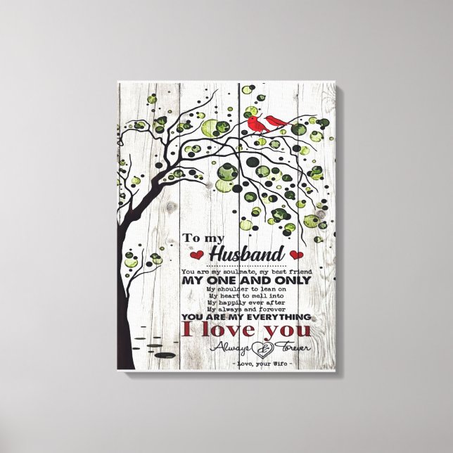 Funny Quotes To Husband | Present For Husband | Canvas Print (Front)