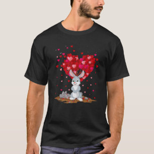 Funny Rabbit Bunny Animal Lover Bunny Valentine's T-Shirt