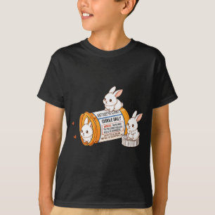 Funny Rabbit Bunny Anti Depressant Zoo Boys Girls  T-Shirt