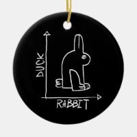 Funny Rabbit or Duck, wildlife animal diptyc
