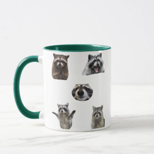 Funny Raccoon Meme Mug for Memes Lovers Mug Gift