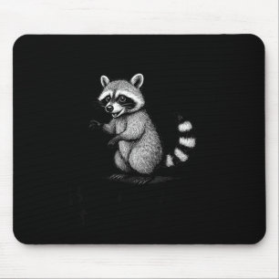 Funny Raccoon Meme Quote Humor For Men Women Boy G Mouse Pad