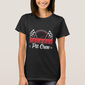 Funny Race Car Birthday Party Racing Family Granda T-Shirt