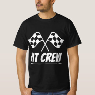 Funny Race Track Pit Crew Racing Mechanic Car Part T-Shirt