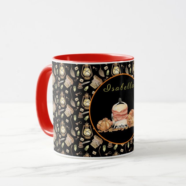 Funny Racoon Customise Text and Colour Mug (Front Left)