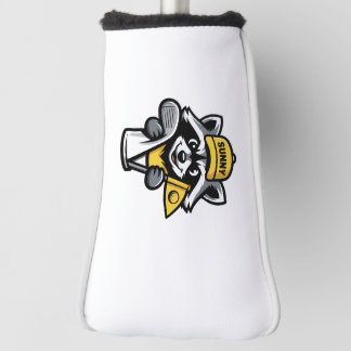 Funny Racoon Golfer Golf Club Head Cover  "Sunny"