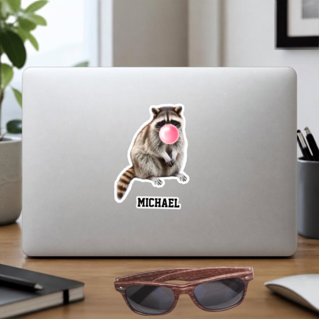 Funny Racoon Pink Bubble Gum Bubble Custom (Creator Uploaded)