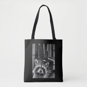 Funny Racoon Selfie Racoon Funny Racoon Tote Bag