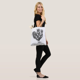 Funny Racoon Tote Bag Vintage Gift Her