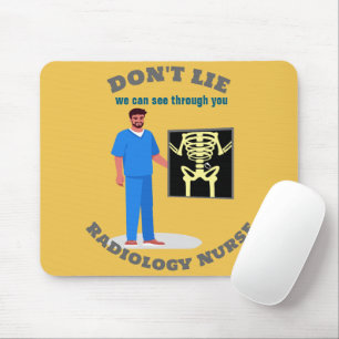 Funny Radiology Nurse Custom Radiology Speciality Mouse Pad