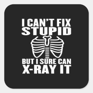 Funny Radiology Xray Square Sticker