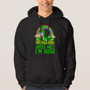 Funny Rainbow Kiss Me I'm Irish Mule St Patrick's Hoodie