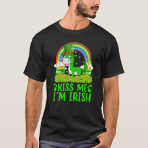 Funny Rainbow Kiss Me I'm Irish Mule St Patrick's T-Shirt