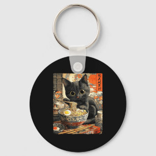 Funny Ramen Cat Noodle Lovers Anime Otaku  Key Ring