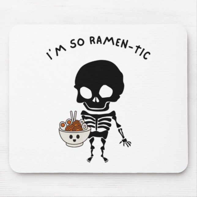 Funny Ramen Mouse Pad (Front)