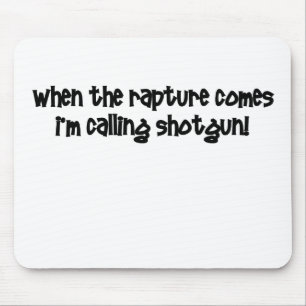 Funny rapture mouse pad