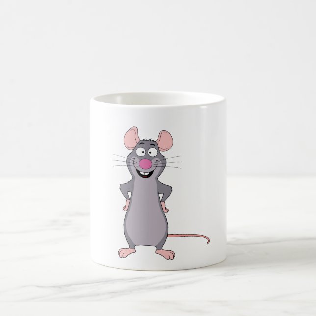funny rat coffee mug (Center)